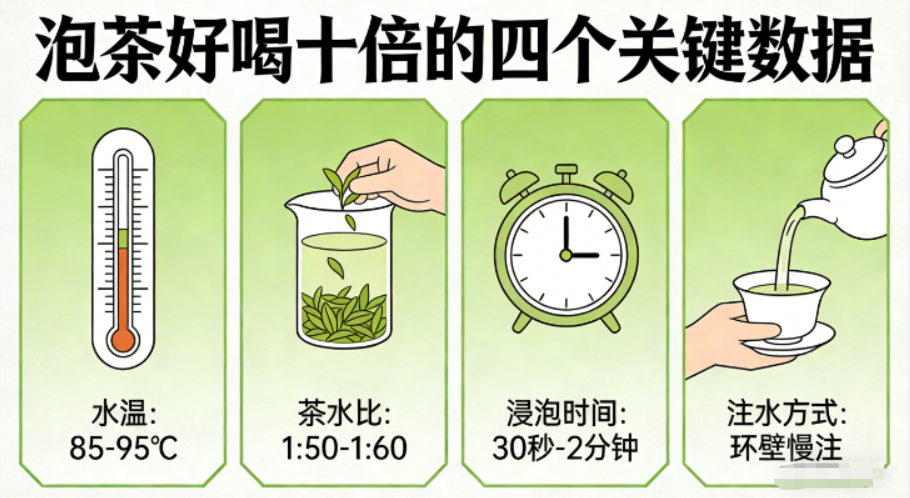 记住这四串数，泡茶好喝十倍-茶之家