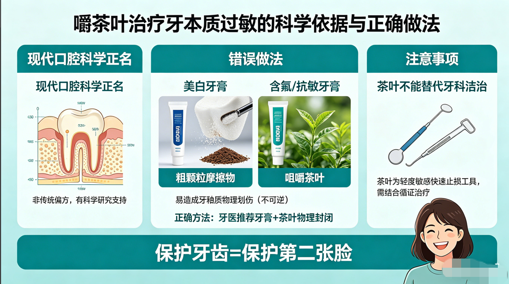 牙齿一碰冷酸就发软？嚼点茶叶，低成本“补漏”小妙招-茶之家