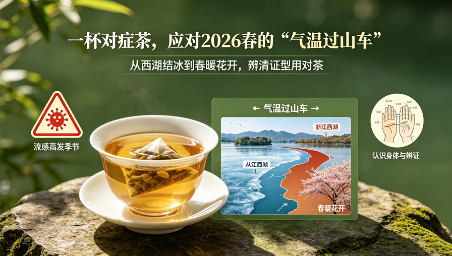 抓住感冒初期的“黄金窗口期”，一杯对症的茶，把病毒挡在门外。-茶之家