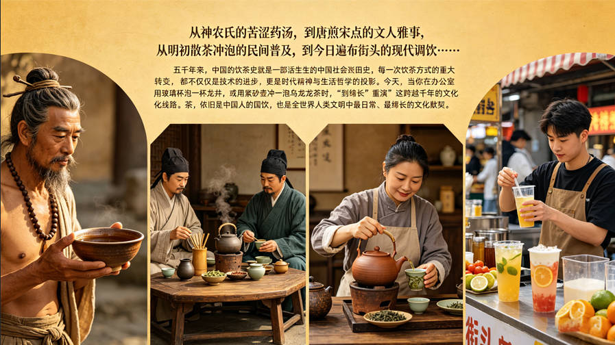从“吃茶”到“品茶”:中国饮茶发展四段论,一次看懂千年演变-茶之家
