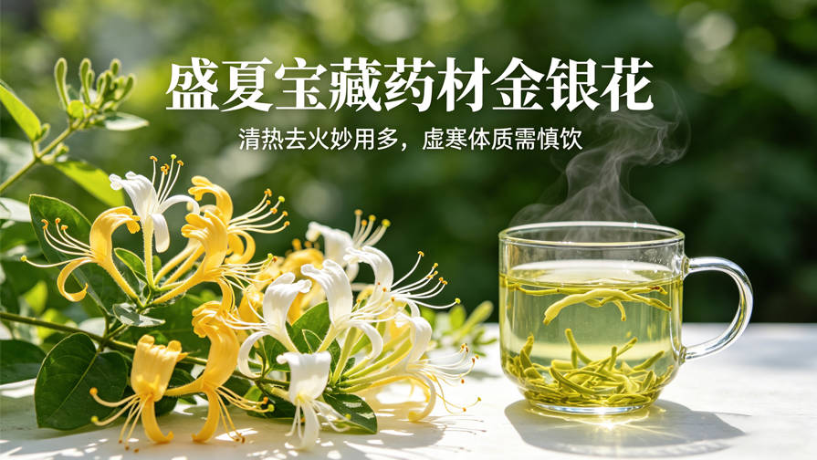 “夏季第一花”金银花:10个妙用方,清火解毒又养颜-茶之家