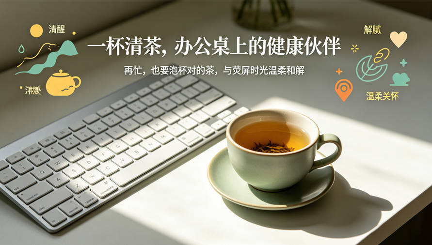 每天对电脑超8小时？这4杯“办公茶”，总有一杯适合你-茶之家