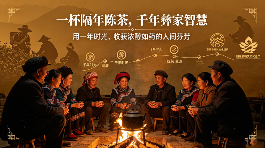 彝族“隔年陈茶”:彝族先民留下的一罐能“发汗”治病的时光药-茶之家